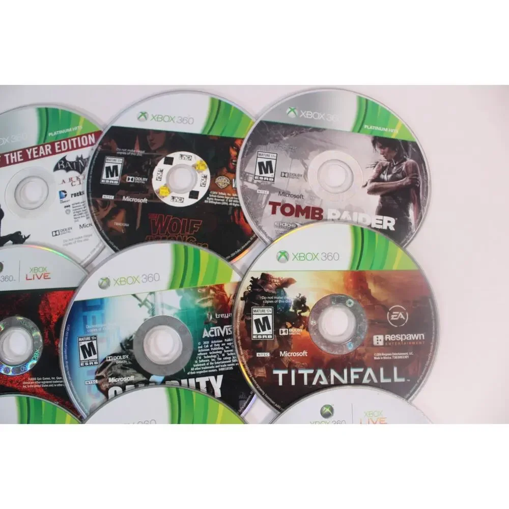 Microsoft Xbox 360 Game Bundle - Lot of 25 Games Disc only, untested 55E
